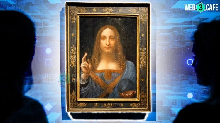 Salvator Mundi: Obraz Leonarda wystawiony  jako NFT