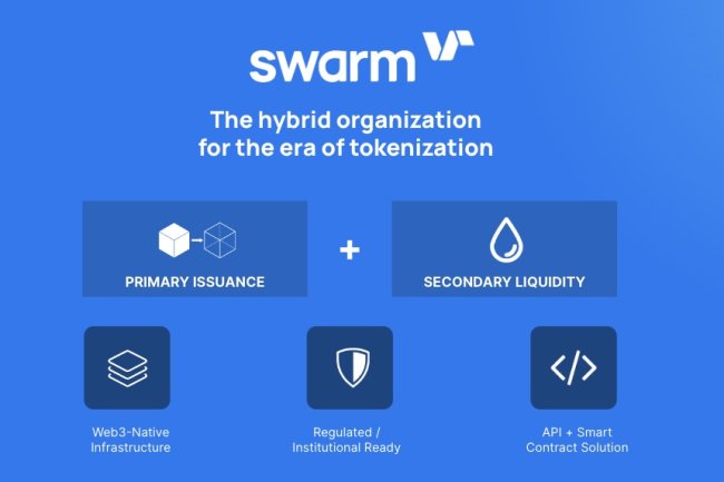 Swarm uruchamia platformę  dla ztokenizowanych aktywów