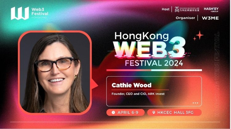 Cathie Wood na Kongresie Web3 w Hongkongu 2024