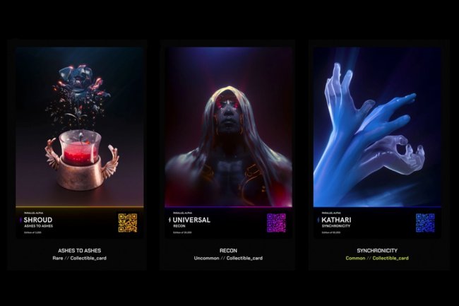 Gra karciana oparta na NFT Parallel