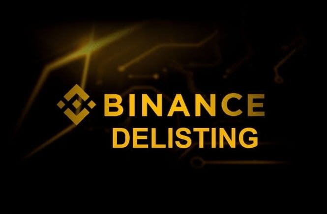 Binance usuwa sześć par handlowych