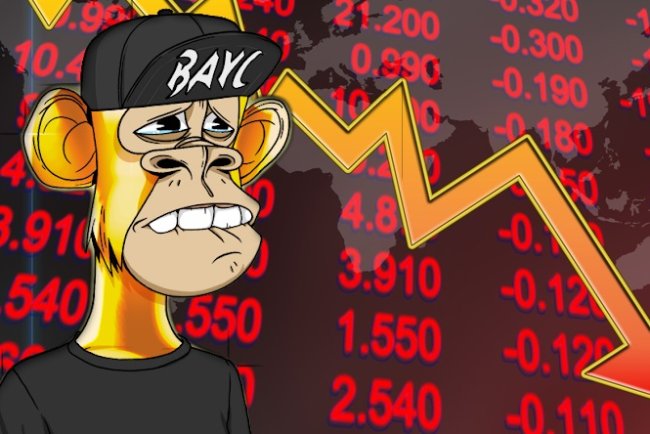 Spadek sprzedaży NFT do 77,6 mln USD