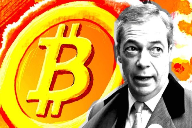 Farage chce zmienić UK w krypto potęgę