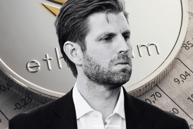 Eric Trump komentuje cenę Ethereum