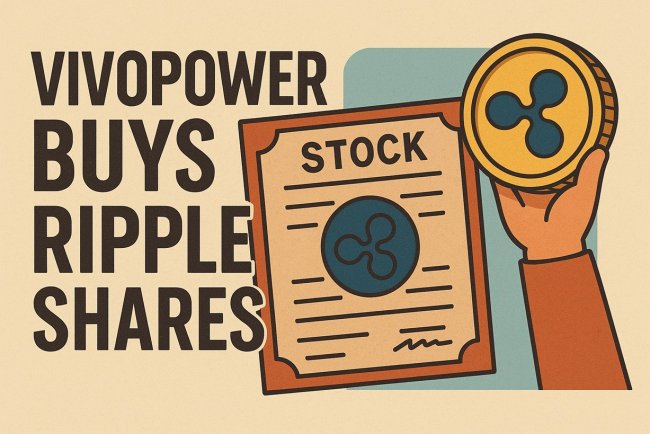 VivoPower kupuje akcje Ripple za 100 mln USD