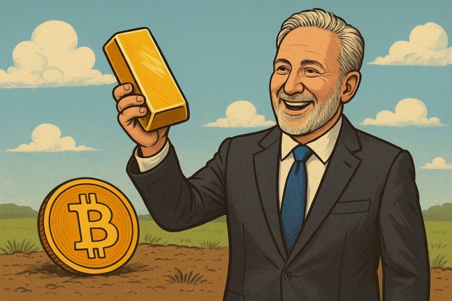 Schiff: Złoto pokona Bitcoin w 2025 roku