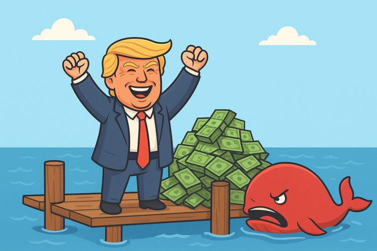 WLFI: Wielkie straty wielorybów, Trump zarabia