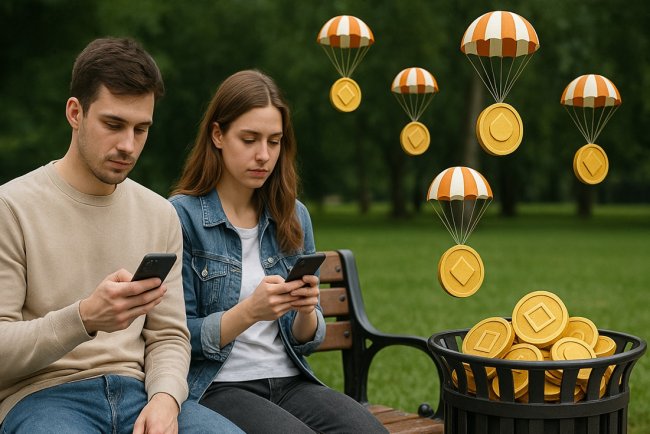 Airdropy giełdowe:  Cyfrowe śmieci