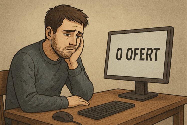 90% mniej ofert pracy w branży