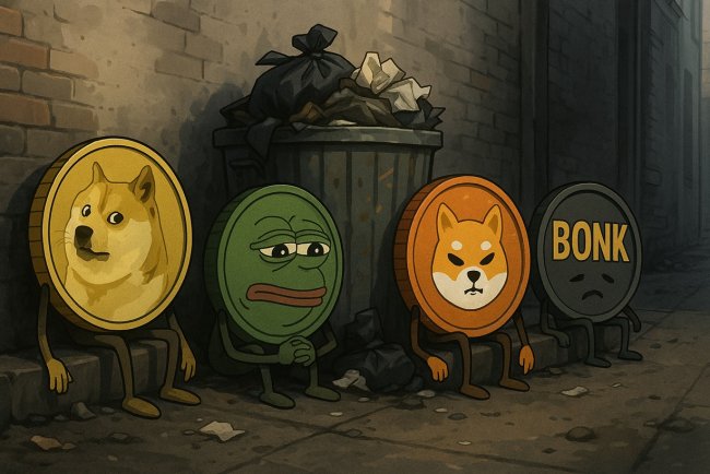 Memecoiny tracą impet w 2025
