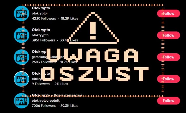 Uwaga na fałszywe konta OtoKrypto
