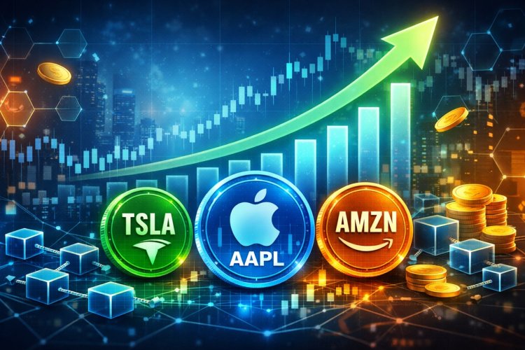 Wzrost ryneku tokenizowanych akcji