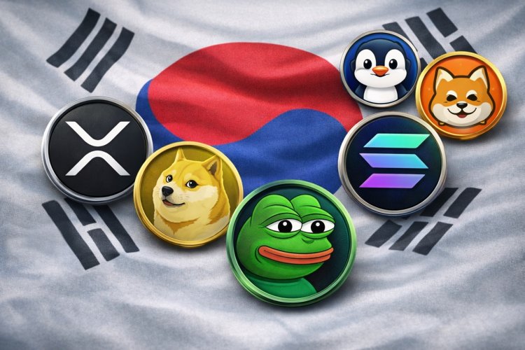 Wzrost wolumenu 10 altcoinów w Korei