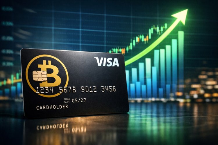 Visa notuje boom na płatności w krypto