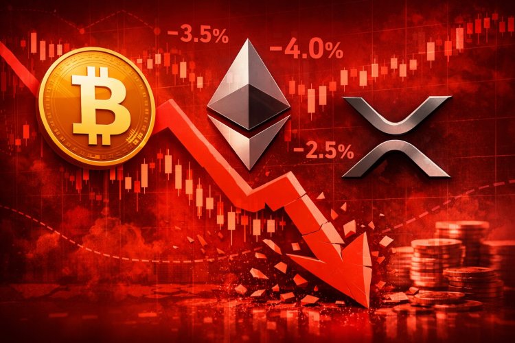Gwałtowne spadki na ryku krypto