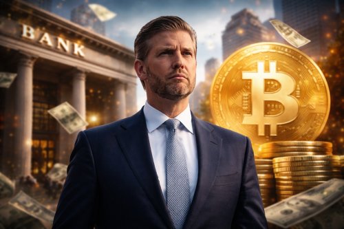 Eric Trump oskarża banki o walkę ze stablecoinami