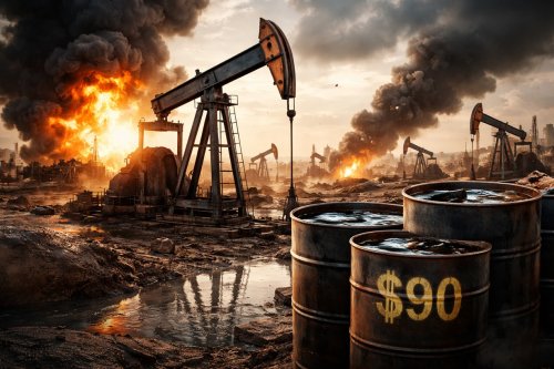 Ropa przekracza 90 dolarów