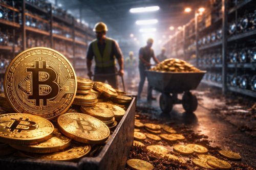 Górnicy sprzedają Bitcoiny