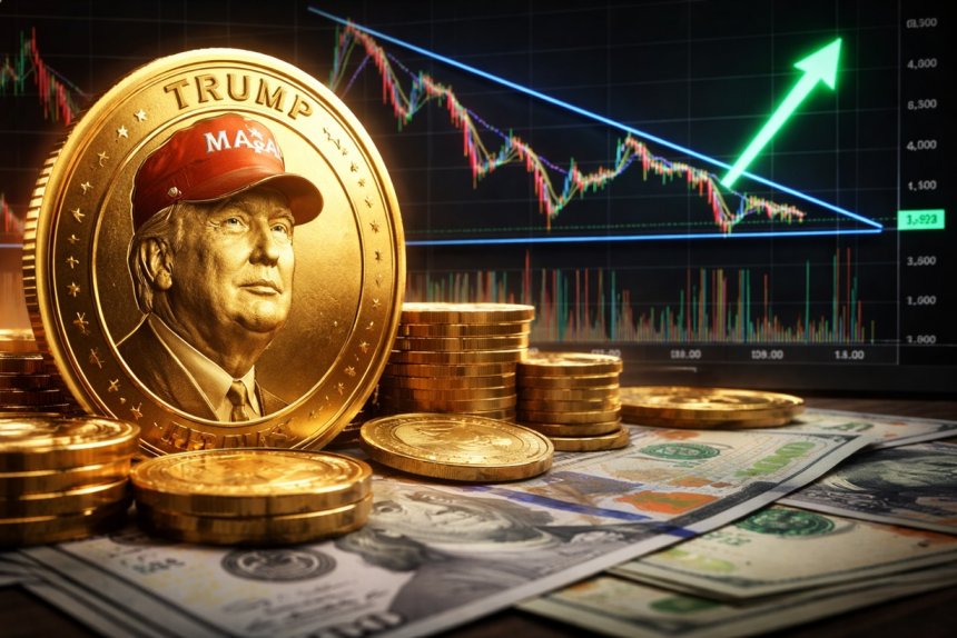 Wieloryb zainwestował dziś blisko 9 mln w token TRUMP