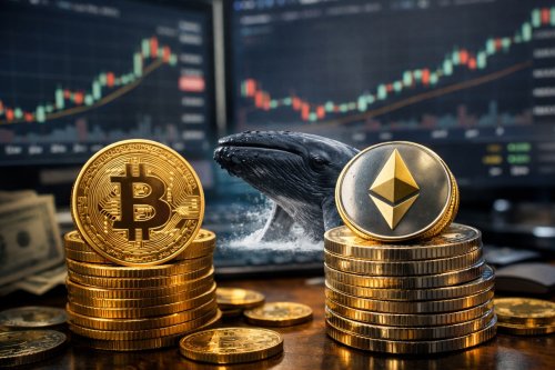 Wieloryb otwiera longi na BTC i ETH