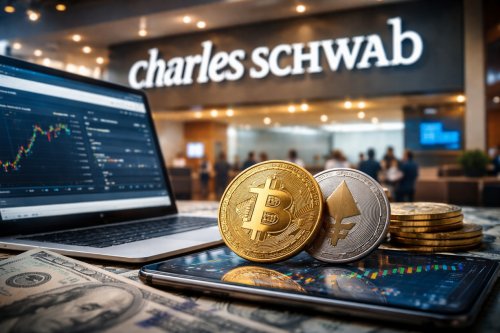 Schwab wprowadza kryptowaluty do swojej oferty