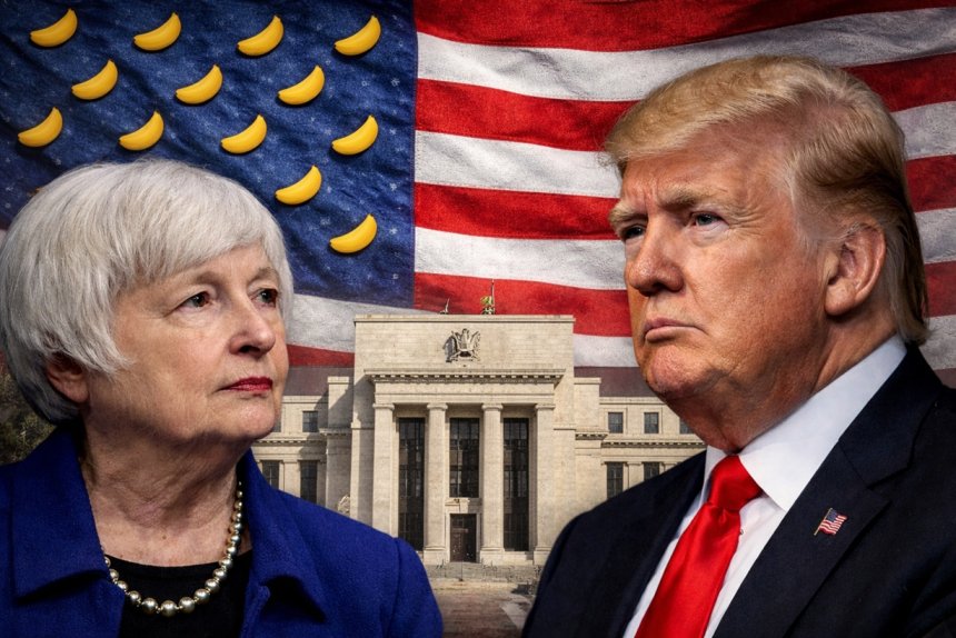 Yellen krytykuje naciski Trumpa na Fed