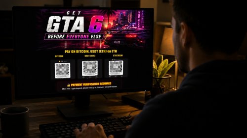 Fałszywe strony z GTA 6 wyłudzają kryptowaluty od graczy