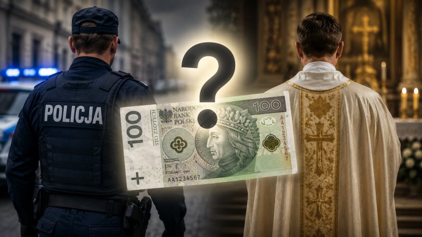 Mundur czy sutanna? Porównujemy zarobki