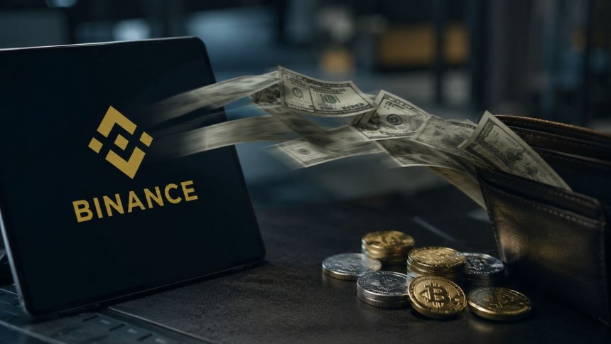 Binance z ponad 400 mln dolarów odpływu