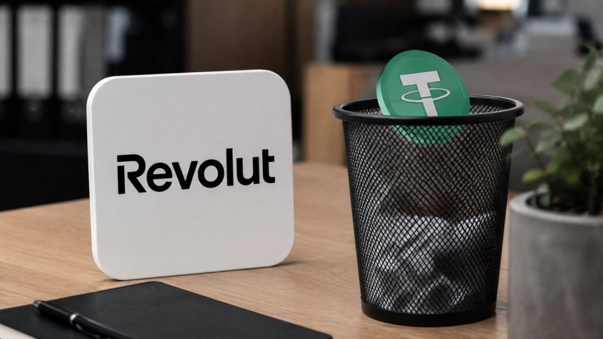 Revolut wycofa USDT w Europie
