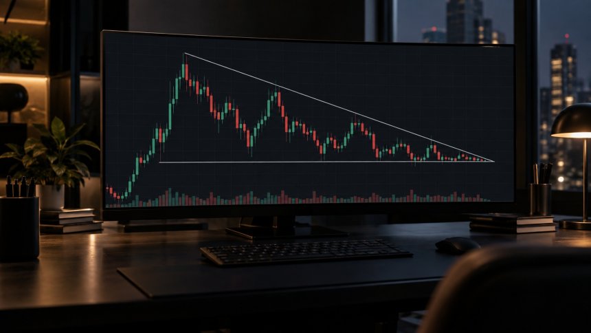 Ethereum w trójkącie. Wieloryb otwiera dużego shorta na ETH
